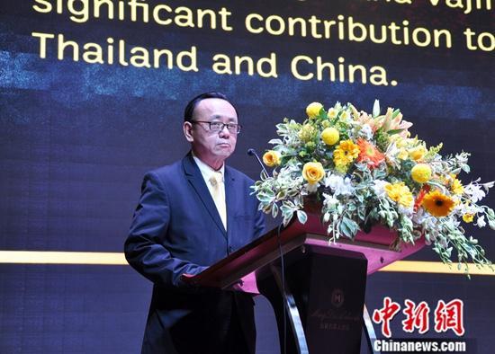 12月4日晚，泰王國駐南寧總領(lǐng)事館在廣西首府南寧市舉行招待會，慶祝泰國國慶。中新社記者 黃艷梅 攝